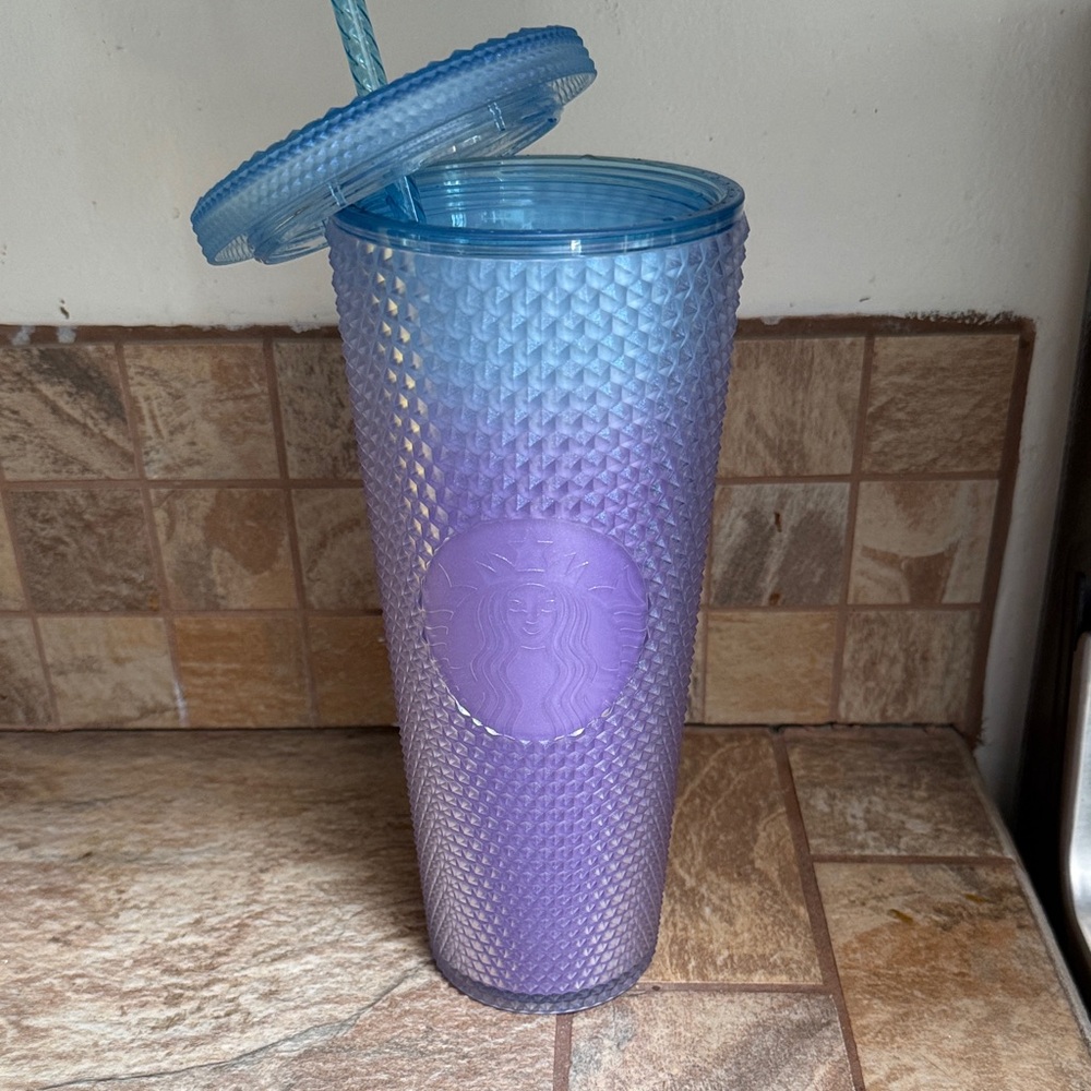 Starbucks Iridescent Blue and Purple Tumbler
